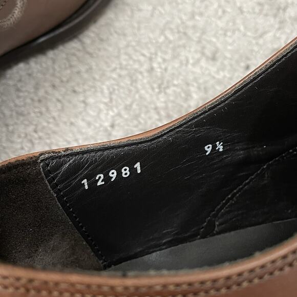 To Boot New York Brandon Cap Toe Oxford Men’s Size 9.5 Brown Leather 12981 main image 6